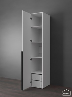 Шкаф Linnea MHR-1-4 2050х400х510 (Белый-М 11.1.1) в Талице - talica.ok-mebel.com | фото 5