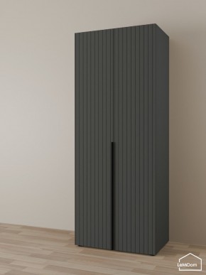Шкаф Linnea MHR-2-2 2050х800х510 (Графит-М 11.1.25) в Талице - talica.ok-mebel.com | фото