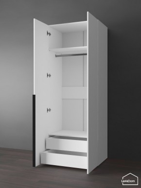 Шкаф Linnea MHR-2-3 2050х800х510 (Белый-М 11.1.1) в Талице - talica.ok-mebel.com | фото 5