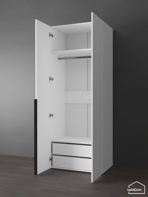 Шкаф Linnea MHR-2-3 2050х800х510 (Белый-М 11.1.1) в Талице - talica.ok-mebel.com | фото 6
