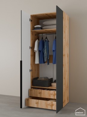 Шкаф Linnea MHR-2-3 2050х800х510 (ДВ-М 11.1.25) в Талице - talica.ok-mebel.com | фото 6