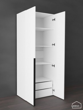 Шкаф Linnea MHR-2-4 2050х800х510 (Белый-М 11.1.1) в Талице - talica.ok-mebel.com | фото 6
