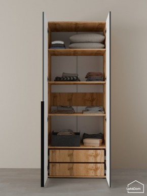 Шкаф Linnea MHR-2-4 2050х800х510 (ДВ-М 11.1.25) в Талице - talica.ok-mebel.com | фото 5