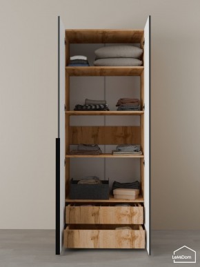 Шкаф Linnea MHR-2-4 2050х800х510 (ДВ-М 11.1.25) в Талице - talica.ok-mebel.com | фото 6