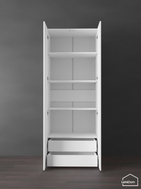 Шкаф Linnea MHR-2PO-4 2050х800х510 (Белый-М 11.1.2) в Талице - talica.ok-mebel.com | фото 6