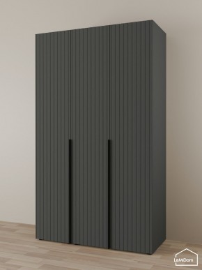 Шкаф Linnea MHR-3-1 2050х1200х510 (Графит-М 11.1.25) в Талице - talica.ok-mebel.com | фото