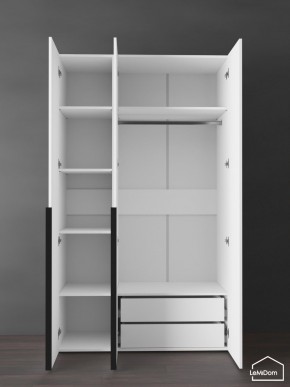 Шкаф Linnea MHR-3-2 2050х1200х510 (Белый-М 11.1.2) в Талице - talica.ok-mebel.com | фото 5