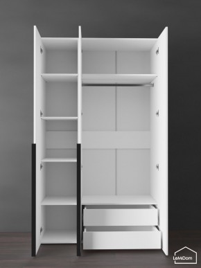 Шкаф Linnea MHR-3-2 2050х1200х510 (Белый-М 11.1.2) в Талице - talica.ok-mebel.com | фото 6