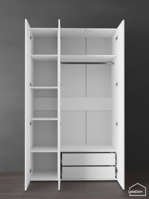 Шкаф Linnea MHR-3PO-2 2050х1200х510 (Белый-М 11.1.2) в Талице - talica.ok-mebel.com | фото 6