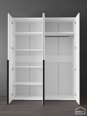 Шкаф Linnea MHR-4-1 2050х1600х510 (Белый-М 11.1.1) в Талице - talica.ok-mebel.com | фото 4