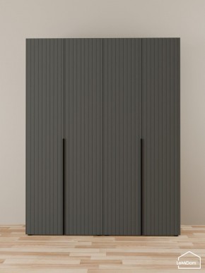 Шкаф Linnea MHR-4-1 2050х1600х510 (Графит-М 11.1.25) в Талице - talica.ok-mebel.com | фото