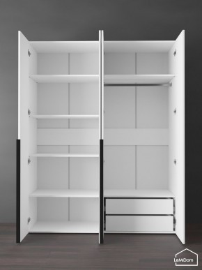 Шкаф Linnea MHR-4-2 2050х1600х510 (Белый-М 11.1.1) в Талице - talica.ok-mebel.com | фото 6