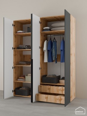 Шкаф Linnea MHR-4-2 2050х1600х510 (ДВ-М 11.1.25) в Талице - talica.ok-mebel.com | фото 5