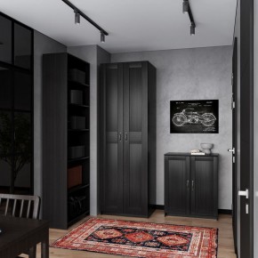 Шкаф МАКС двухдверный, цвет Дуб Венге в Талице - talica.ok-mebel.com | фото 4