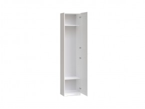 Шкаф МАКС однодверный узкий, цвет белый в Талице - talica.ok-mebel.com | фото 2