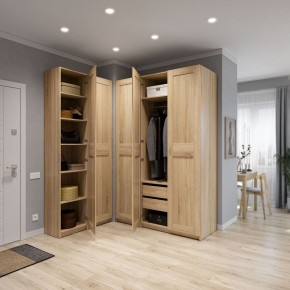 Шкаф МАКС однодверный узкий, цвет Дуб Сонома в Талице - talica.ok-mebel.com | фото 4