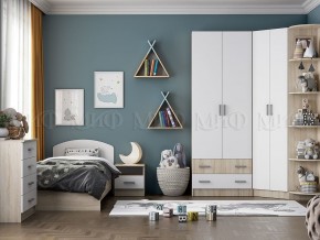 МАРТИНА Шкаф (Белый глянец/дуб сонома) в Талице - talica.ok-mebel.com | фото 3