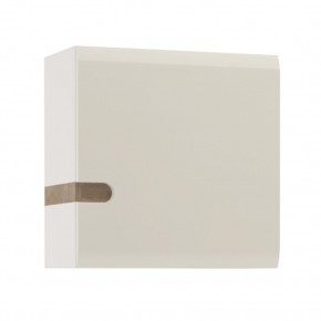 Шкаф навесной 1D/TYP 65, LINATE ,цвет белый/сонома трюфель в Талице - talica.ok-mebel.com | фото 2
