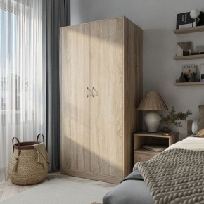 Шкаф ОРИОН двухдверный, цвет Дуб Сонома в Талице - talica.ok-mebel.com | фото 4