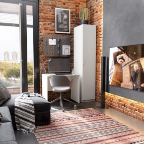Шкаф ОРИОН однодверный, цвет белый в Талице - talica.ok-mebel.com | фото 4