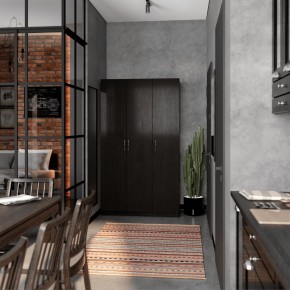 Шкаф ОРИОН трехдверный, цвет Дуб Венге в Талице - talica.ok-mebel.com | фото 4