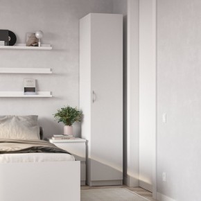 Шкаф ПЕГАС однодверный, цвет белый в Талице - talica.ok-mebel.com | фото 4