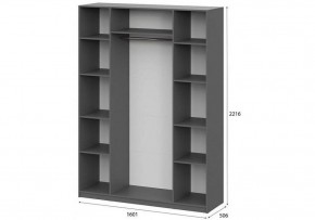 Шкаф платяной Даиго в Талице - talica.ok-mebel.com | фото 3