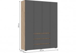 Шкаф платяной Элла в Талице - talica.ok-mebel.com | фото 3