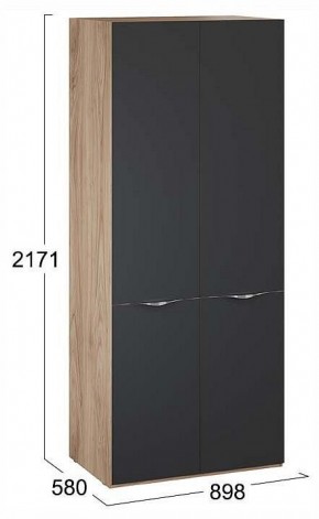 Шкаф платяной Глосс СМ-319.07.003 в Талице - talica.ok-mebel.com | фото 4