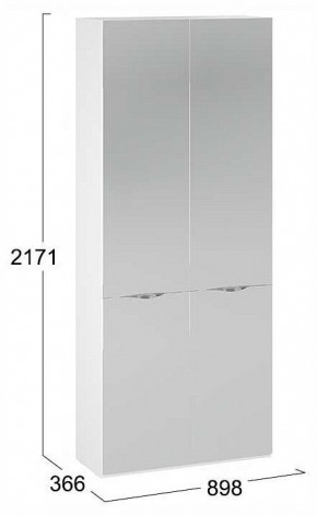 Шкаф платяной Глосс СМ-319.07.014 в Талице - talica.ok-mebel.com | фото 4
