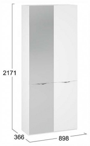 Шкаф платяной Глосс СМ-319.07.015 в Талице - talica.ok-mebel.com | фото 4