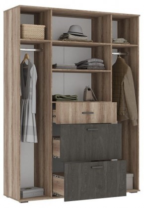 Шкаф платяной Паркинс в Талице - talica.ok-mebel.com | фото 2