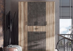 Шкаф платяной Паркинс в Талице - talica.ok-mebel.com | фото 4