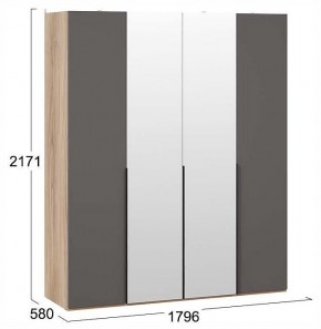 Шкаф платяной Порто СМ-393.07.108 в Талице - talica.ok-mebel.com | фото 3