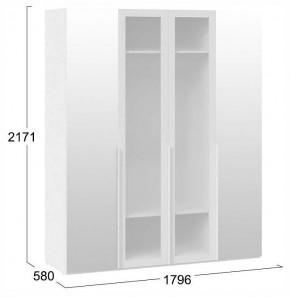 Шкаф платяной Порто СМ-393.07.115 в Талице - talica.ok-mebel.com | фото 4