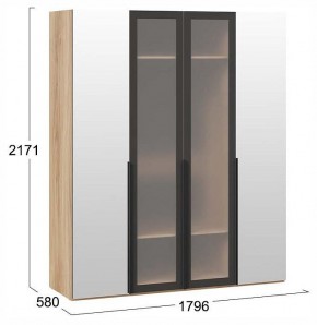 Шкаф платяной Порто СМ-393.07.115 в Талице - talica.ok-mebel.com | фото 4