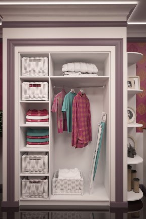 Шкаф распашкой Оксана 1200 (ЛДСП 1 кат.) в Талице - talica.ok-mebel.com | фото 3