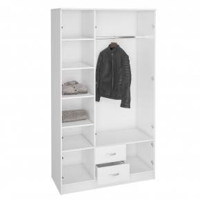 Шкаф Ронда ШК-3 с зеркалом (Белый) в Талице - talica.ok-mebel.com | фото 2