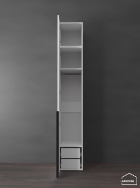 Шкаф с антресолью Linnea MHR-1A-3 2450х400х510 (Белый-М 11.1.2) в Талице - talica.ok-mebel.com | фото 5