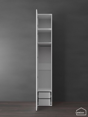 Шкаф с антресолью Linnea MHR-1POA-3 2450х400х510 (Белый-М 11.1.1) в Талице - talica.ok-mebel.com | фото 5