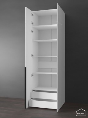 Шкаф с антресолью Linnea MHR-2A-4 2450х800х510 (Белый-М 11.1.2) в Талице - talica.ok-mebel.com | фото 5