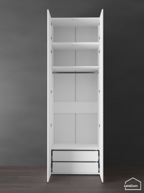 Шкаф с антресолью Linnea MHR-2POA-3 2450х800х510 (Белый-М 11.1.1) в Талице - talica.ok-mebel.com | фото 5