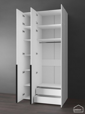 Шкаф с антресолью Linnea MHR-3A-2 2450х1200х510 (Белый-М 11.1.2) в Талице - talica.ok-mebel.com | фото 5