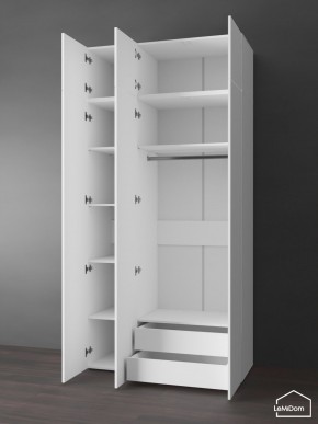 Шкаф с антресолью Linnea MHR-3POA-2 2450х1200х510 (Белый-М 11.1.2) в Талице - talica.ok-mebel.com | фото 5