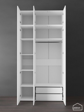 Шкаф с антресолью Linnea MHR-3POA-2 2450х1200х510 (Белый-М 11.1.2) в Талице - talica.ok-mebel.com | фото 6