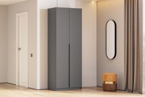 Шкаф ШК-5 + 2 полки (800) Графит серый в Талице - talica.ok-mebel.com | фото 2