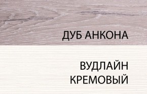 Шкаф угловой с полками 97х97, OLIVIA, цвет вудлайн крем/дуб анкона в Талице - talica.ok-mebel.com | фото 4