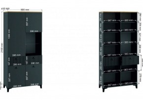 Шкаф-витрина Ника в Талице - talica.ok-mebel.com | фото 3