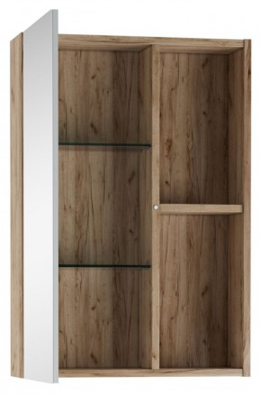 Шкаф-зеркало Craft 50 левый/правый Домино (DCr2212HZ) в Талице - talica.ok-mebel.com | фото 2