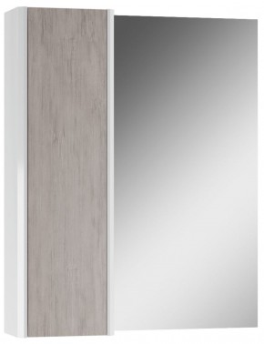 Шкаф-зеркало Uno 60 Дуб серый левый/правый Домино (DU1503HZ) в Талице - talica.ok-mebel.com | фото 2